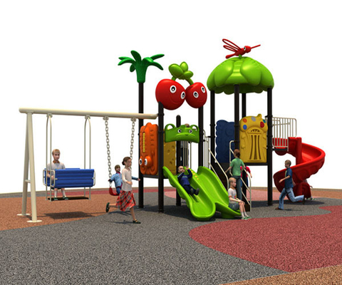 ODM scherzt Plastikspielplatzgeräte, Kindertagesstätten-Spielplatzgeräte im Freien