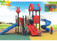 Durable Sun Proof Safety Plastic Amusement Park Toys slide For Kindergarten
