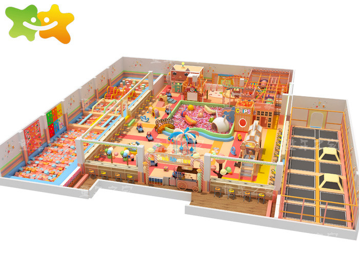 Candy Theme Kids Indoor Playground Equipment Education Organizations Applied