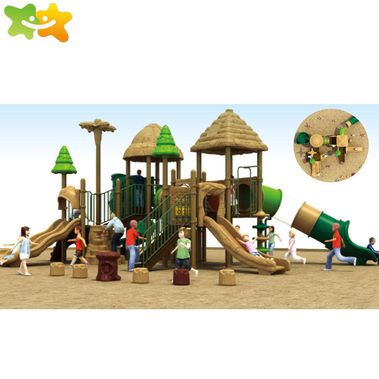 Kindergarten-Spielplatz-Kinderspielende Ausrüstungs-Spielplatz-Dias im