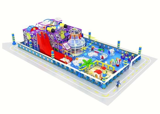Attraktive kundenspezifische Kinderinnenspielplatzgeräte mit Ball-Pool-magischem Dia