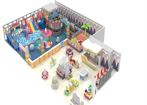 Kundengebundenes Spiel-Park-Ausrüstungs-Spielplatz-Ball-Pool mit Kinderspiel-Maschine
