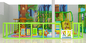 5.2m Dschungel-themenorientierte Kinderinnenspielplatzgeräte für Familien-Spiel-Mitte ISO9001