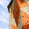 Mischfarbfiberglas-Seil-erwachsener Kletterwand für Einkaufszentrum