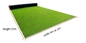Bodenmatte mit hoher Dichte künstliches 4*25m grünen Grases SGS dunkelgrüne PET pp.