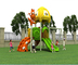 Statisch geprüftes Kinderspielplatz-Dia mit Plastiktunnel UVproof