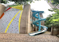Fiberglas-Innenspielplatz-Kletterwand künstlich mit Selbstsichern-System