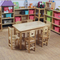 Hölzerne Kindergarten-Klassenzimmer-Möbel-Tabellen mit Sicherheits-abgerundete Kante
