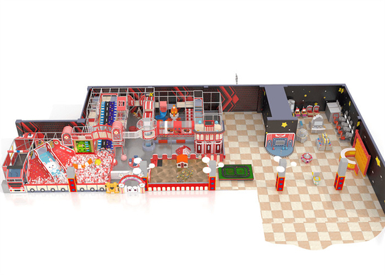 5m Kinderinnenspielplatzgeräte-Kinderweiches Spiel Maze With Arcade Machine